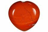 1.5" Polished Red Jasper Heart - Photo 3
